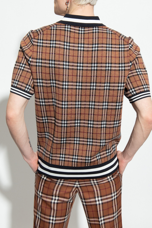 キッズ用トップス Burberry FW25 'Johane' polo shirt (8109112 ARCHIVEBEIGE) Brand New - $270 Authentic Burberry Boys Kids Johane Cotton
